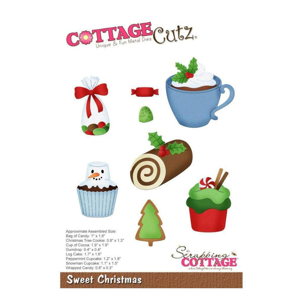 CottageCutz Die - Sweet Christmas .3inch To 1.9inch