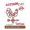 Cottagecutz - Elites Die - 2.6X3 Inches Harvest Rooster Vane