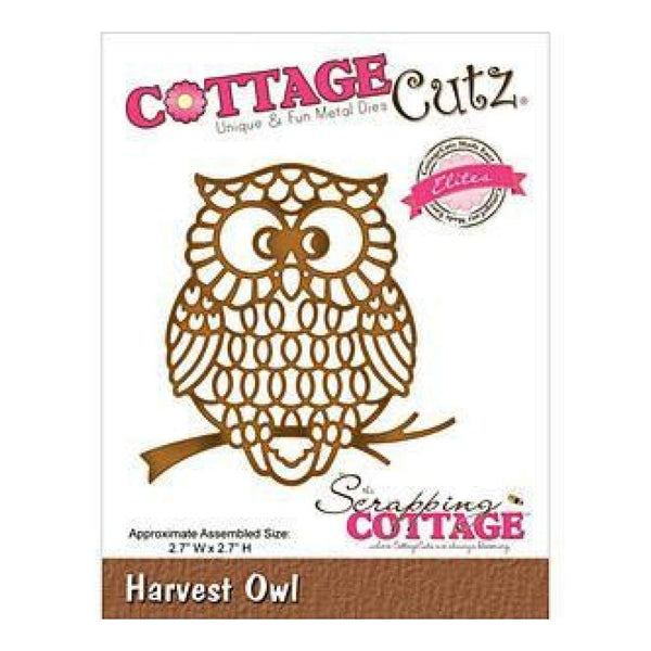 Cottagecutz  - Elites Die - 2.7X2.7 Inches Harvest Owl