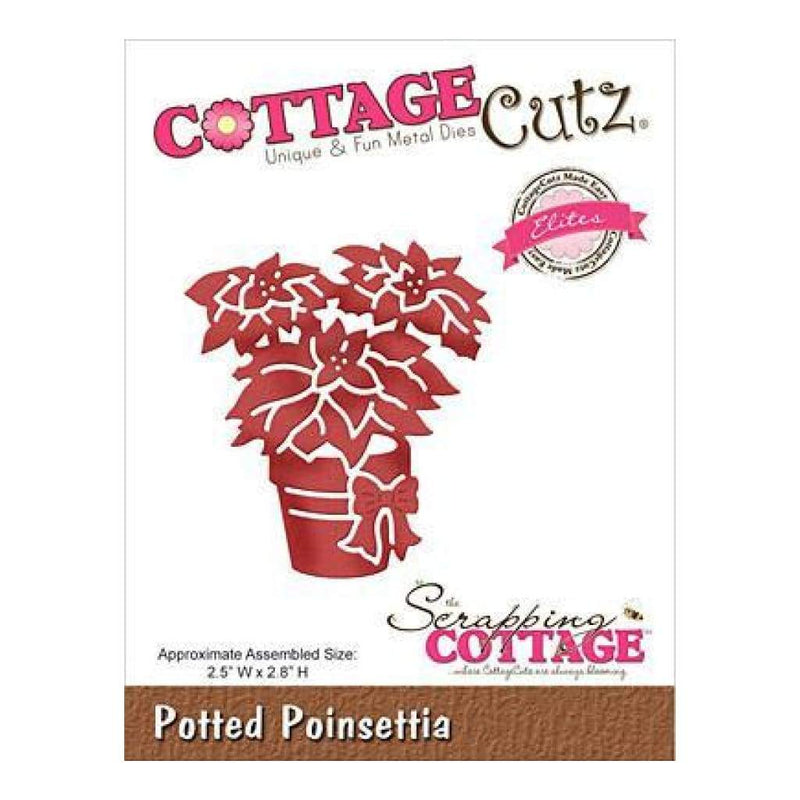 Cottagecutz Elites Die Potted Poinsettia 2.5 Inch X2.8 Inch