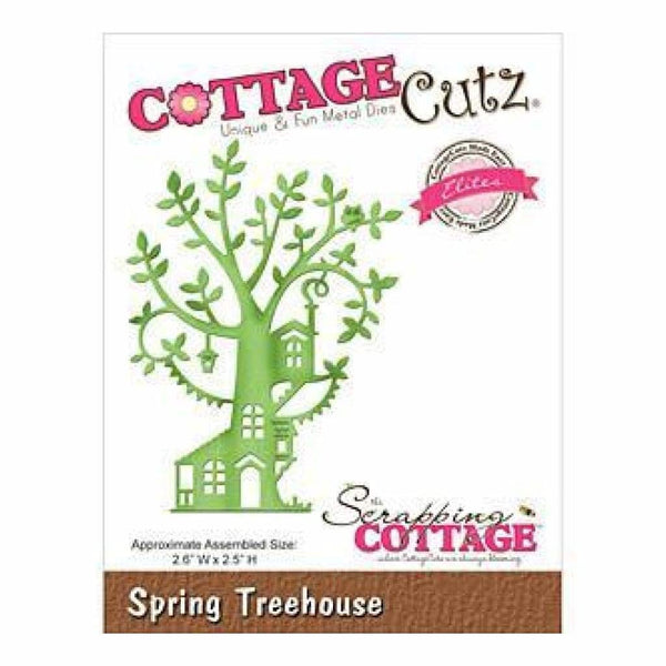 Cottagecutz Elites Die Spring Treehouse 2.6Inch X2.5Inch