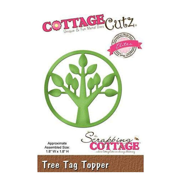 Cottagecutz Elites Die Tree Tag Topper 1.8 Inch X1.8 Inch