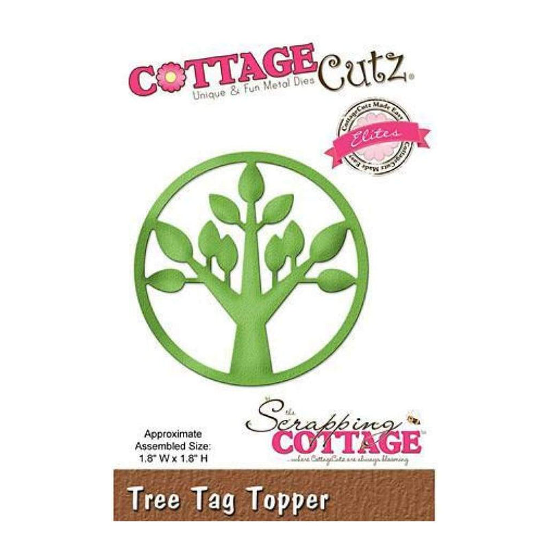 Cottagecutz Elites Die Tree Tag Topper 1.8 Inch X1.8 Inch