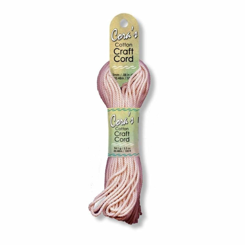 Cotton Craft Cord 2mmX100' - Blush Pink