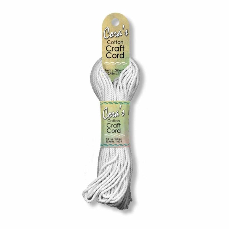 Cotton Craft Cord 2mmX100' - White