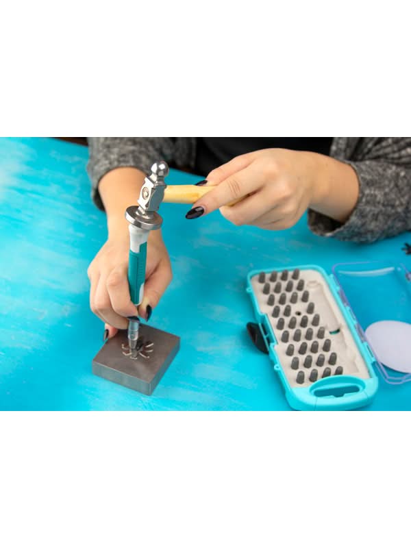 Cousin - Stamp & Go Metal Stamping Tool Kit - Silver/Teal*