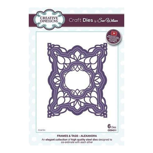 Craft Dies By Sue Wilson - Frames & Tags Collection - Alexandra