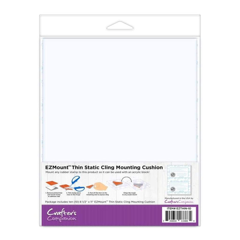 Crafters Companion - EZMount Thin Static Cling Mounting Cushion 1/16 inch