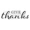 Crafters Workshop Rustic Sign Template 16.5inch X6inch - Give Thanks
