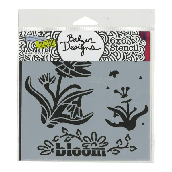 Crafters Workshop Template 6 inch X6 inch - Layered Bloom