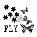 Crafters Workshop Template 6Inch X6inch - Butterflight