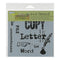 Crafters Workshop Template 6inch X6inch Correspondence