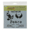 Crafters Workshop Template 6inch X6inch - Peace Doves