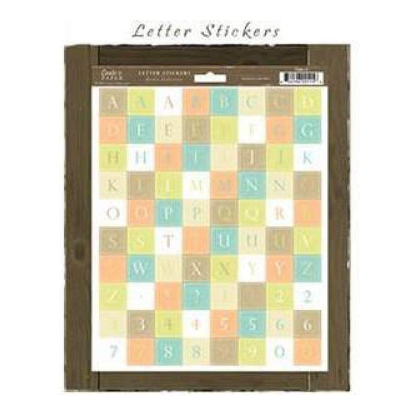 Crate Paper - Birdie Alphabet & Number Stickers