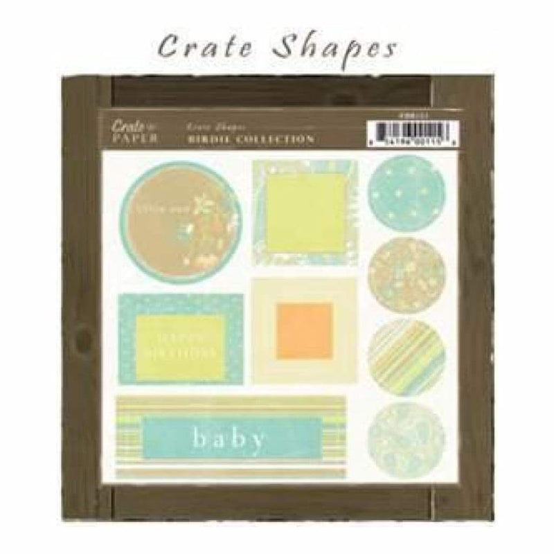 Crate Paper - Birdie Shapes Diecuts