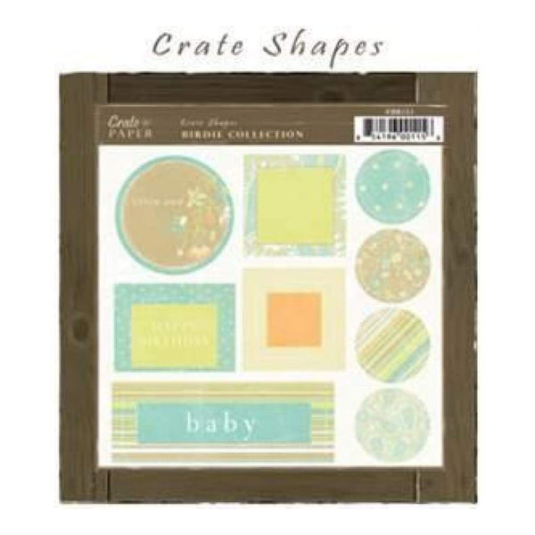 Crate Paper - Birdie Shapes Diecuts