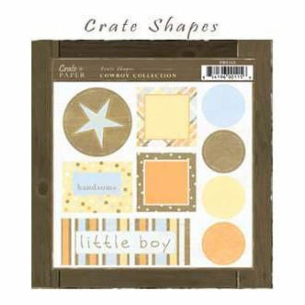 Crate Paper - Cowboy Shapes Diectus