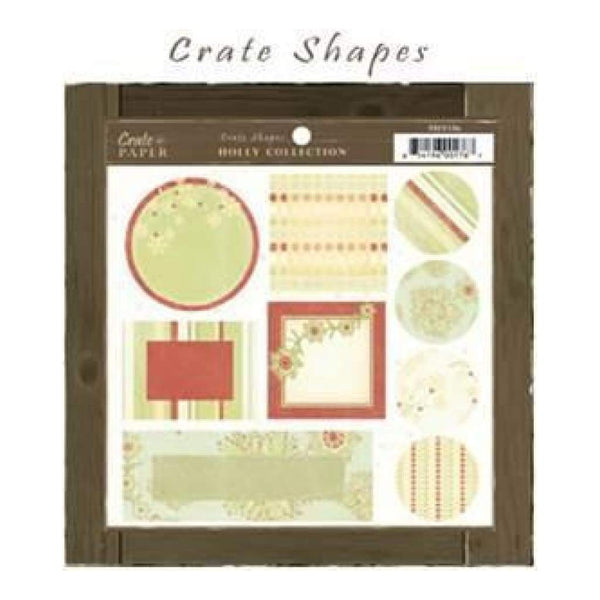 Crate Paper - Holly Shape Diecuts