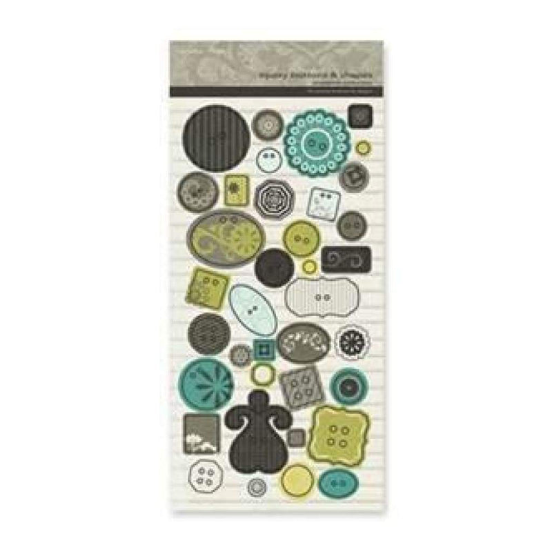 Crate Paper - Prudence - Epoxy Buttons & Shapes