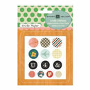 Crate Paper - Story Teller - Fabric & Epoxy Brads 13Pc