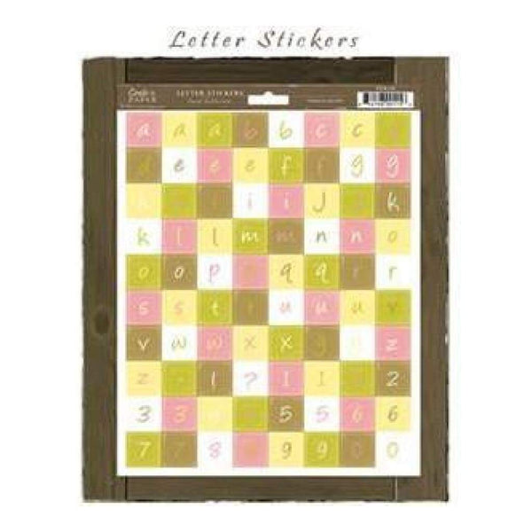 Crate Paper - Twirl Alphabet & Letter Stickers