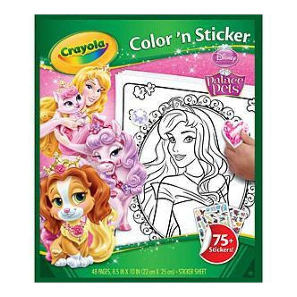 Crayola-Colour N Sticker Book: Palace Pets