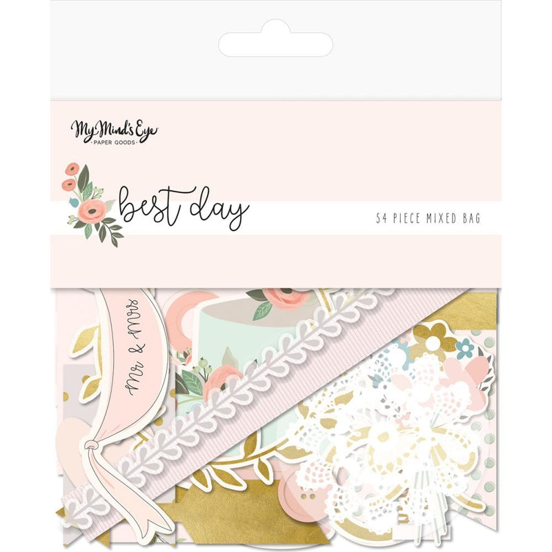 My Minds Eye Best Day Mixed Bag Cardstock Die-Cuts*