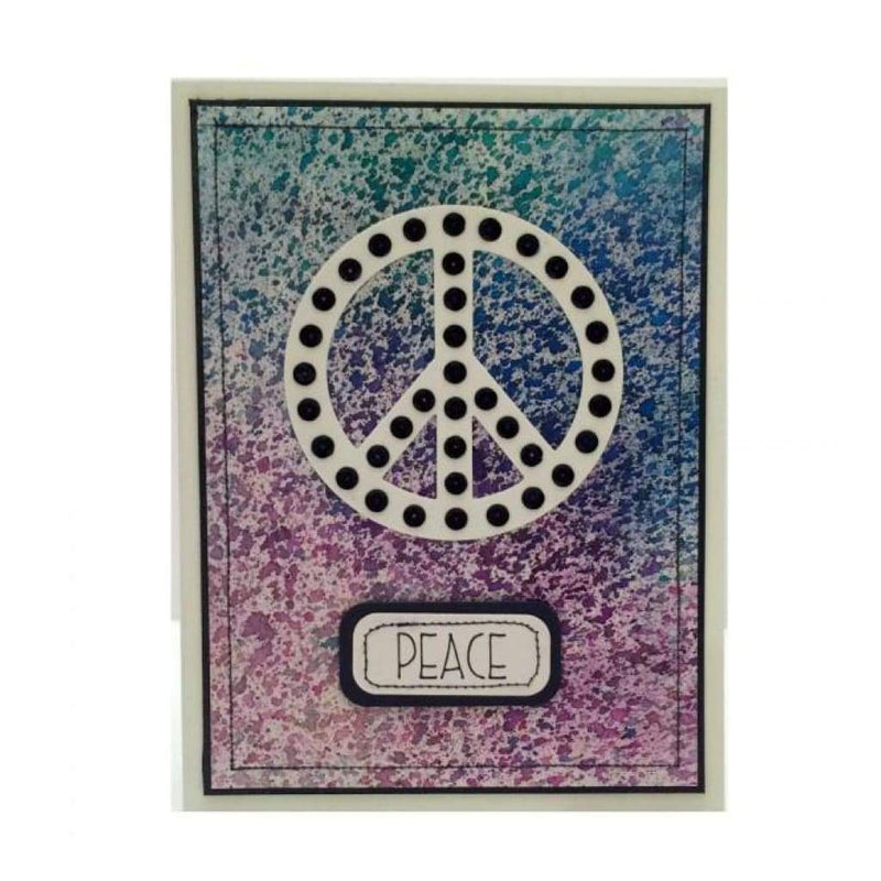 Creative Dies Marquee Peace Sign Die*