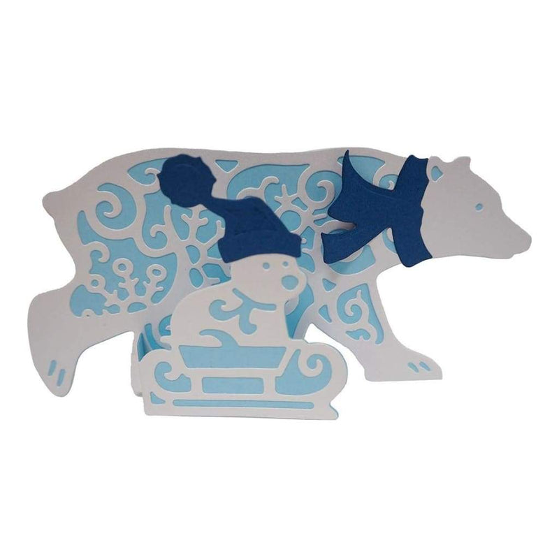 Creative Expressions - Paper Cuts 3D Collection Polar Bear die set