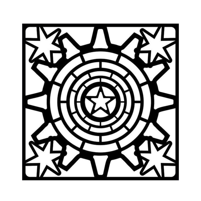Creative Expressions - Creative Expressions Stencil Steampunk Wheels 17 X 17cm