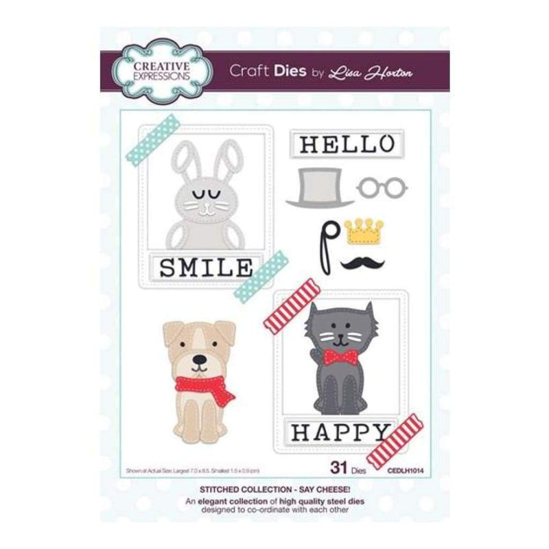 Creative Expressions Stitched Die Lisa Horton Collection - Say Cheese
