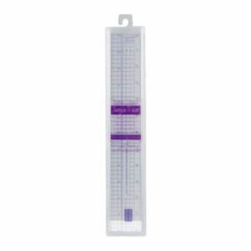 Creative Impressions - Acrylic Ruler 12 inch Metal Edge