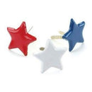 Creative Impressions  - Painted Metal Paper Fasteners 50 Pack  Stars - Red White & Blue