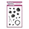 Creative Stamps A6 Stamp Set - Watercolour Flowers - Set of 14