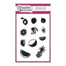 Creative Stamps A6 Stamp Set - Watercolour Fruit - Set of 11