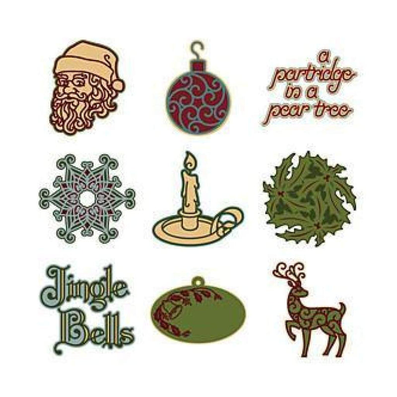 Cricut Mini Seasonal Shape Cartridge Holly And Ivy