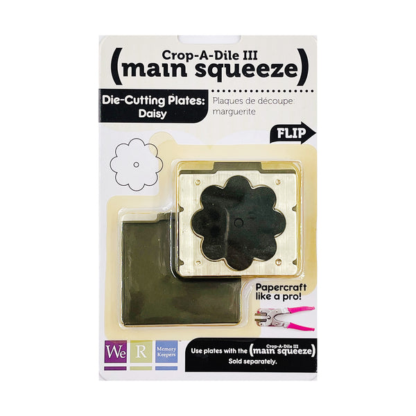Sale Item - We R Memory Keepers - Crop-A-Dile III Main Squeeze Die-Cutting Plates - Daisy