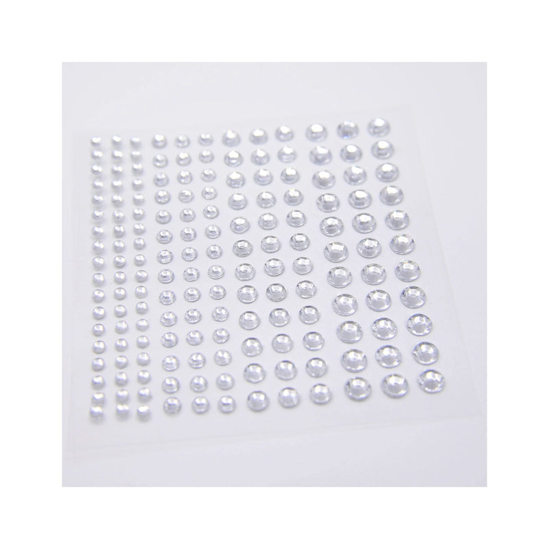 Poppy Crafts Self-Adhesive Rhinestone Sheet -  Crystal