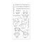 My Favorite Things Clear Stamp Set 4 inch x 8 inch - Festive Friends*