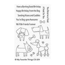 My Favorite things Clear Stamp 4"x6" - Dog-gone Aewsome*