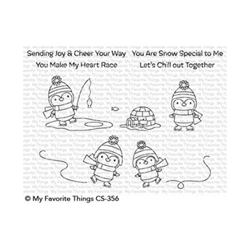 My Favorite things Clear Stamp 4"x6" - Snow Special*