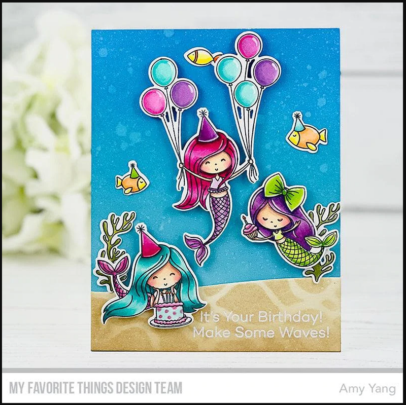My Favorite Things Clear Stamps 4"x 6" - Bubbly Birthday*