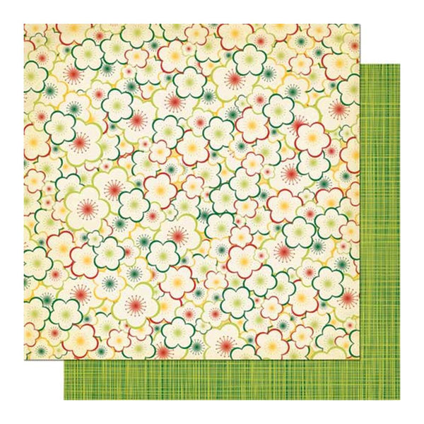 Cosmo Cricket - Garden Variety Collections - Double-Sided Paper 12"X12" - Bloomers
