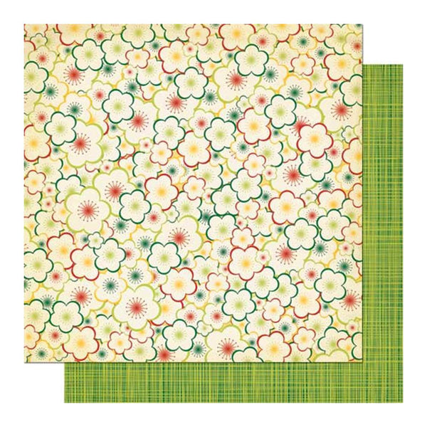 Cosmo Cricket - Garden Variety Collections - Double-Sided Paper 12"X12" - Bloomers