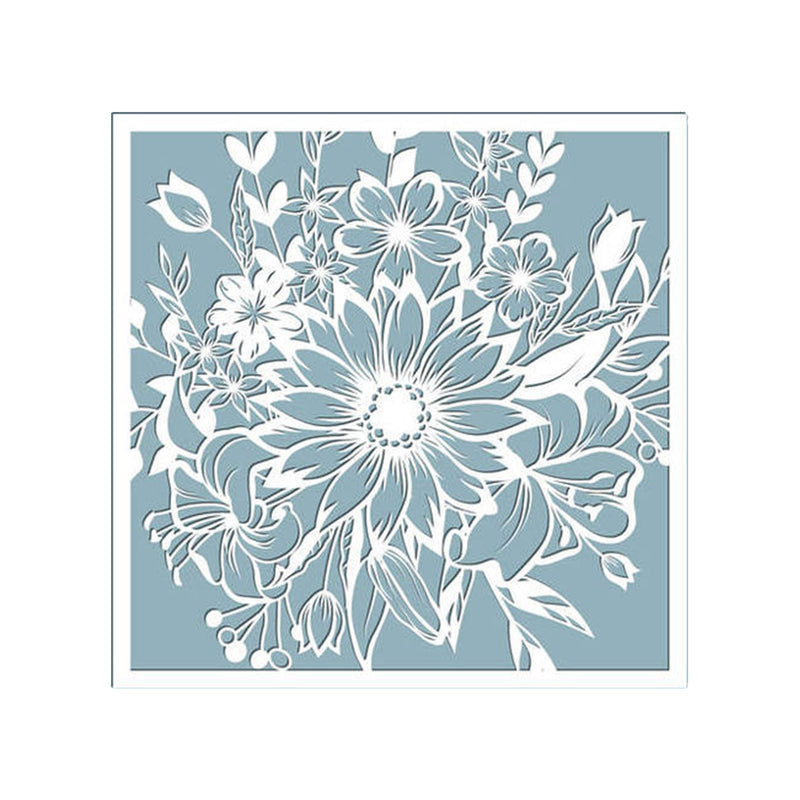 Poppy Crafts Cutting Dies - 14.7cm x 14.7cm - The Flower Patch 175*