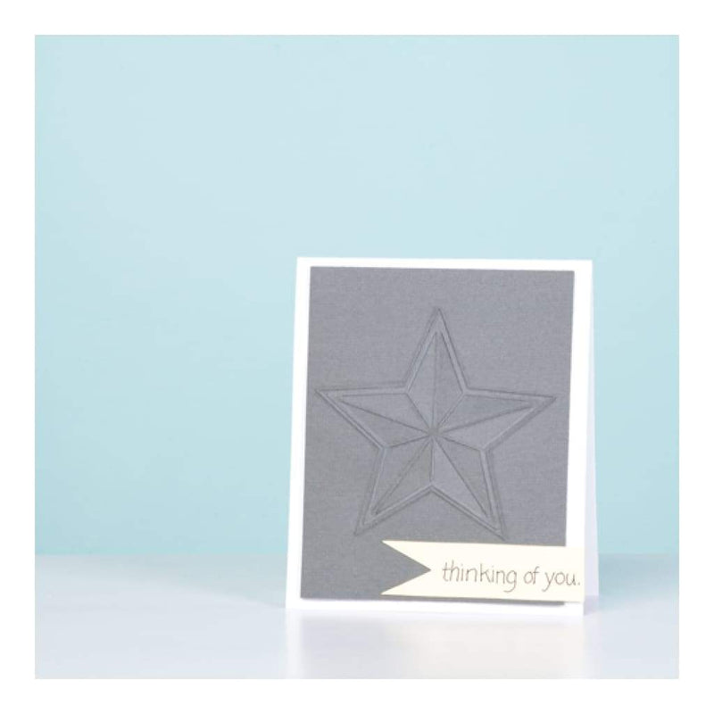 Cuttlebug Star with Stripes A2 Embossing Folder and Border Set