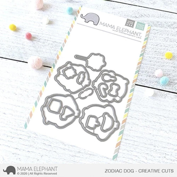 Mama Elephant Creative Cuts - Zodiac Dog*