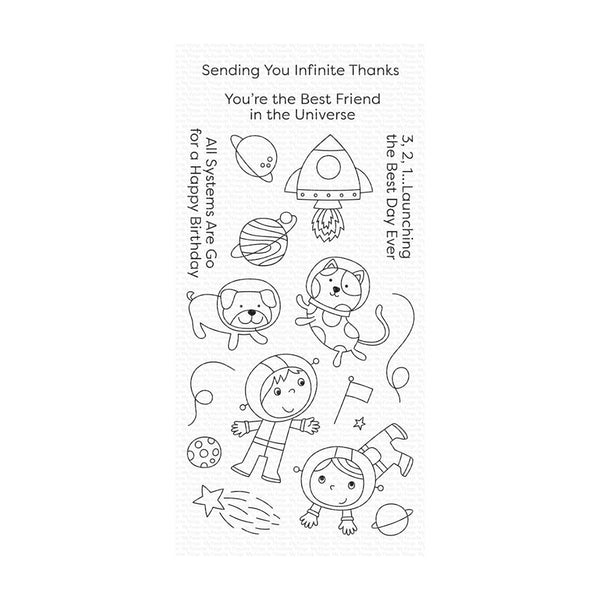 My Favorite Things Clear Stamps 4"X8" - Best Friends In The Universe*