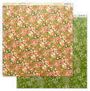 Graphic 45 Garden Goddess collection Double-Sided Cardstock 12inch X12inch - Fields Of Flowers