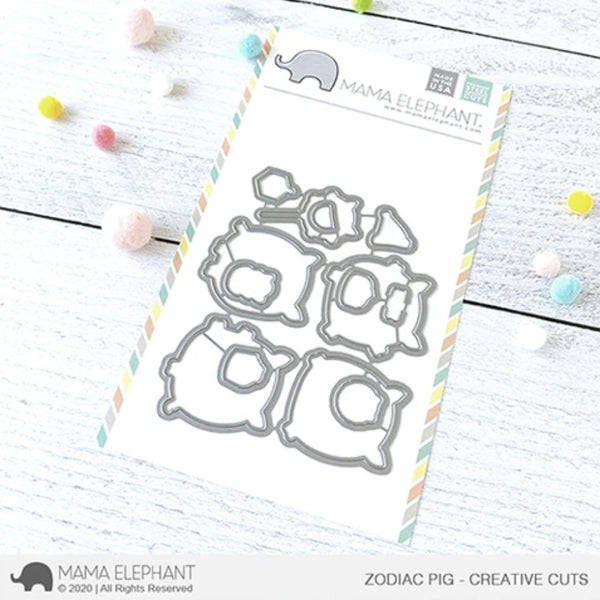 Mama Elephant Creative Cuts - Zodiac Pig*